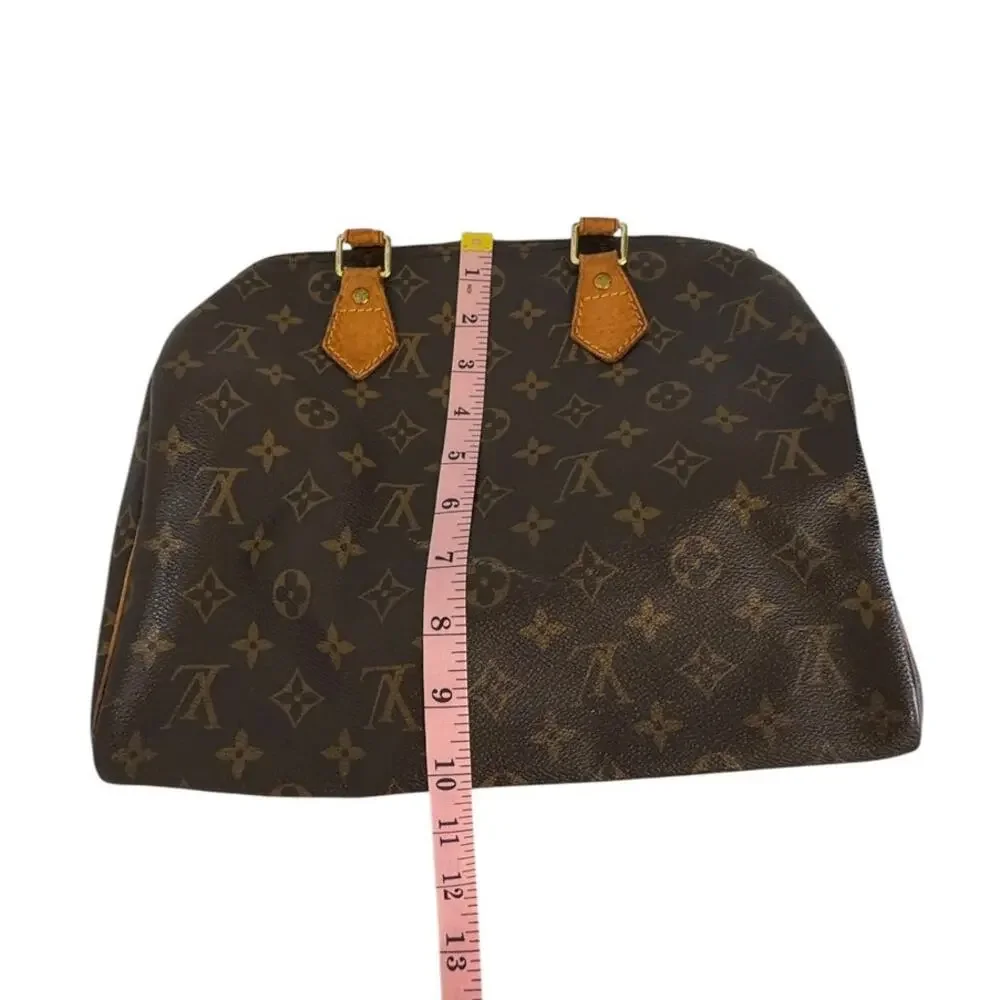 Louis Vuitton Baby Speedy 30 Monogram Canvas Satchel Handbag